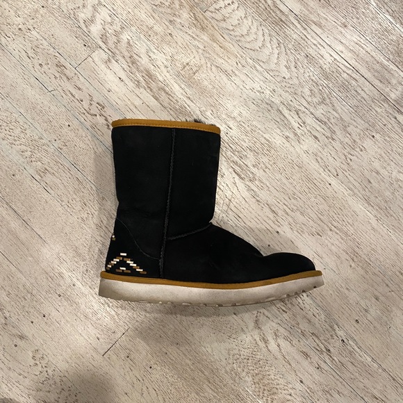 Ugg classic short rustic weave boots size 10UC pre loved - Picture 3 of 10